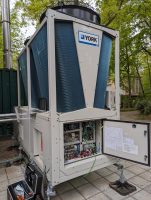 Industriële warmtepomp op Arnhems Buiten, gekoppeld aan Hedge-IoT project, inclusief aansturing van een (warm)waterbuffer
